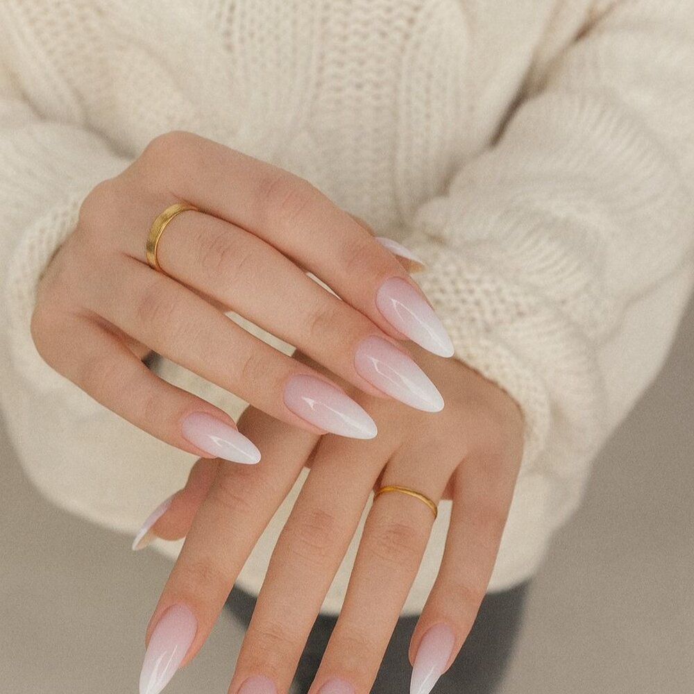 Half‑Matte Medium Almond Gel Nail Tips – 240pcs Soft Gel Nail Extensions